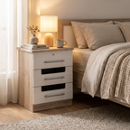 Astor 3 Drawer Bedside Table