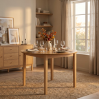 Easton 4 Seater Circular Dining Table