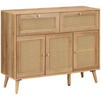 Manila Rattan 3 Door 2 Drawer Sideboard