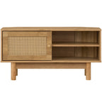 Manila Rattan 1 Door Corner TV Stand Unit