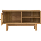 Manila Rattan 1 Door Corner TV Stand Unit