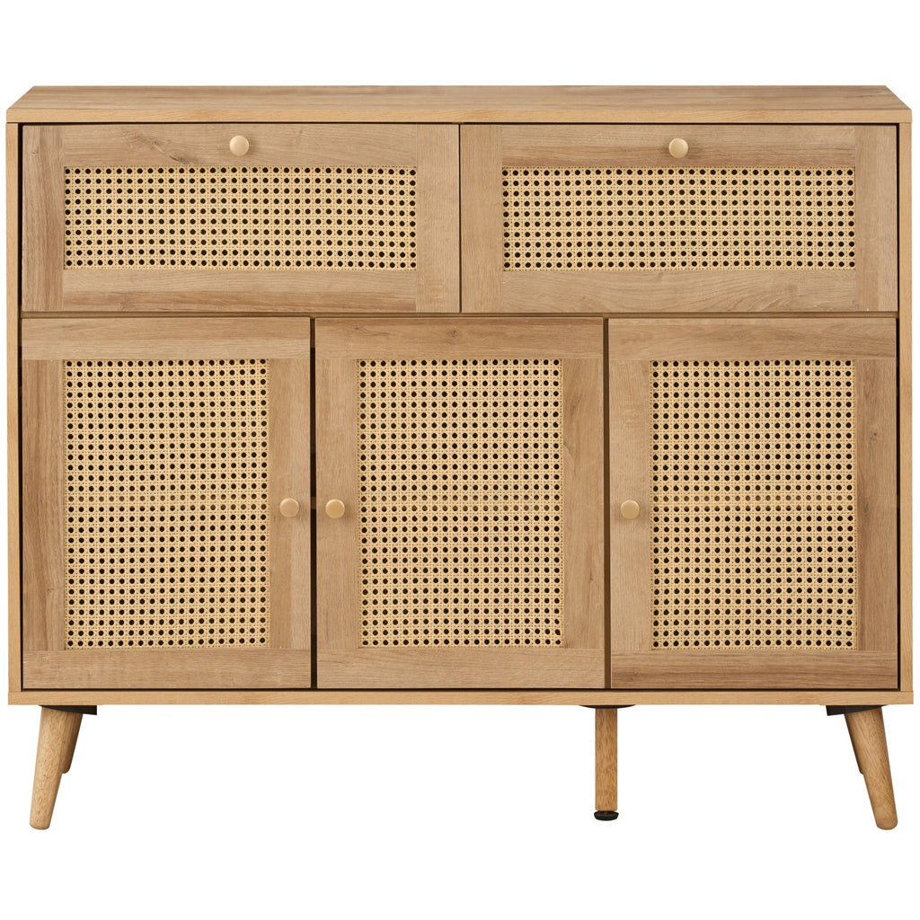 Manila Rattan 3 Door 2 Drawer Sideboard