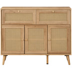 Manila Rattan 3 Door 2 Drawer Sideboard