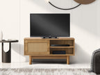 Manila Rattan 1 Door Corner TV Stand Unit