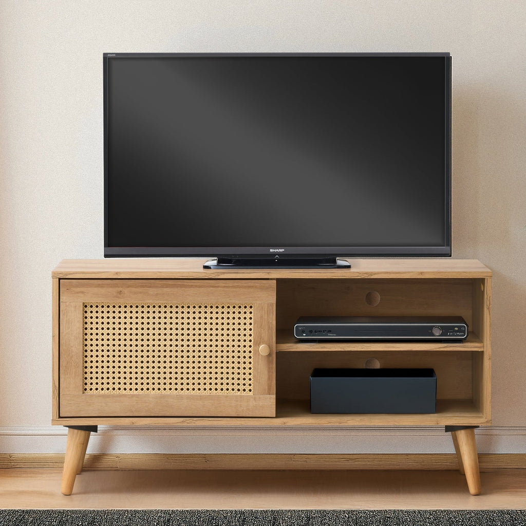 Manila Rattan 1 Door Small TV Stand Unit