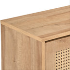 Manila Rattan 2 Door Flip Down Shoe Storage Cabinet