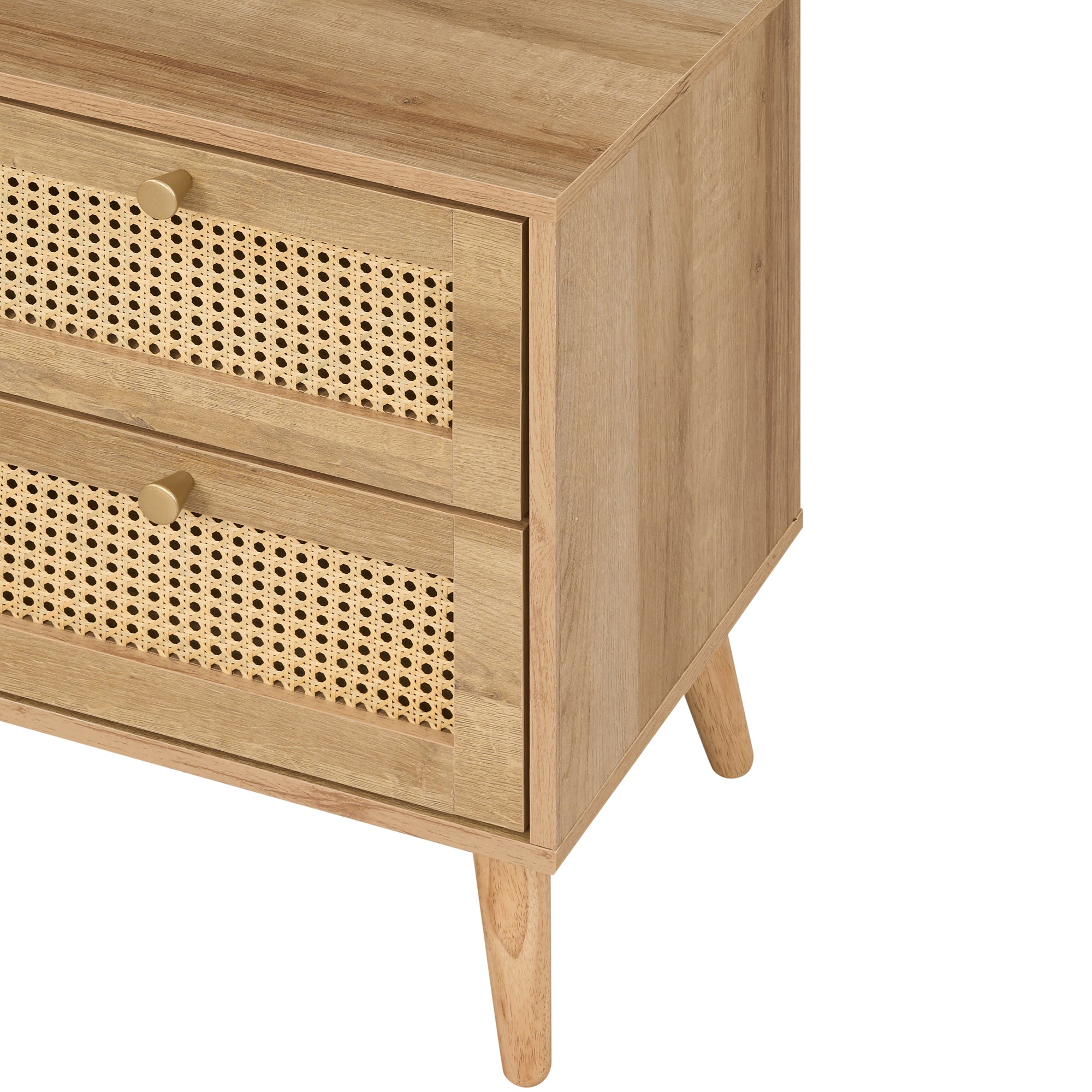 Manila Rattan 7 Drawer Chest 3 Piece Bedroom Set