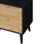 Manila Rattan 7 Drawer Chest 3 Piece Bedroom Set