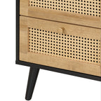 Manila Rattan 7 Drawer Chest 3 Piece Bedroom Set
