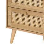 Manila Rattan 7 Drawer Chest 3 Piece Bedroom Set
