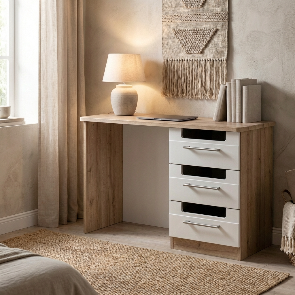 Astor 3 Drawer Desk