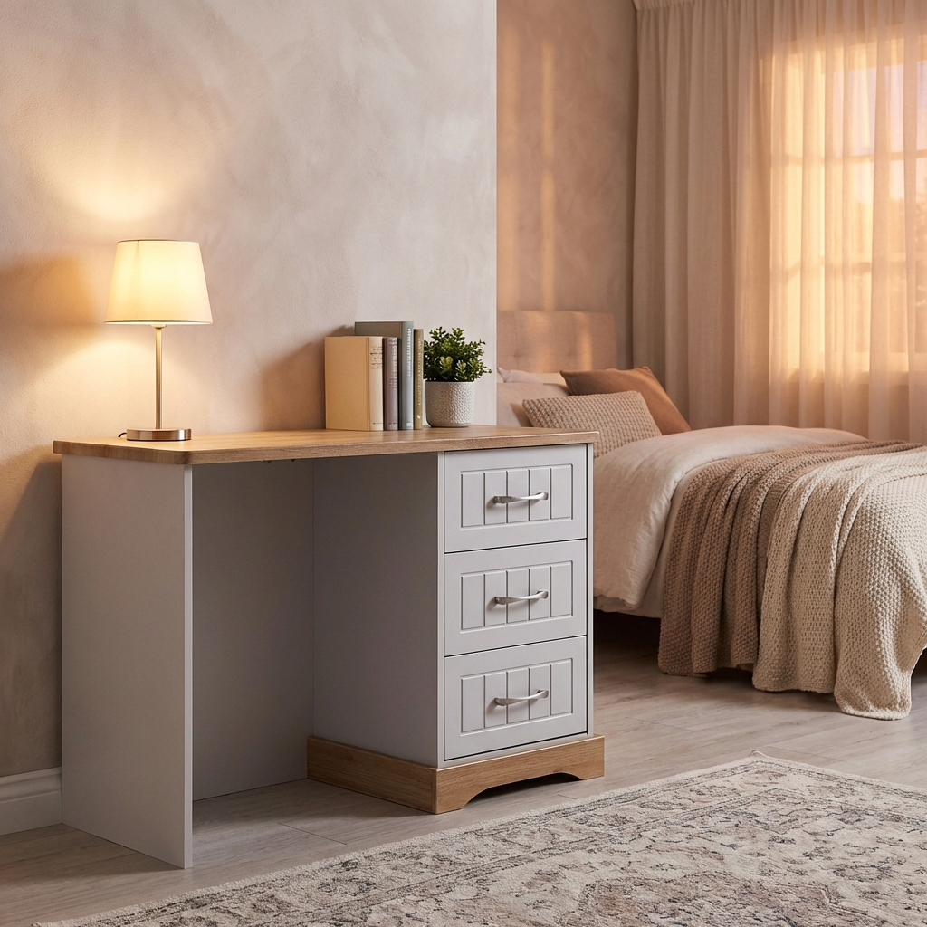 Davenport 3 Drawer Desk