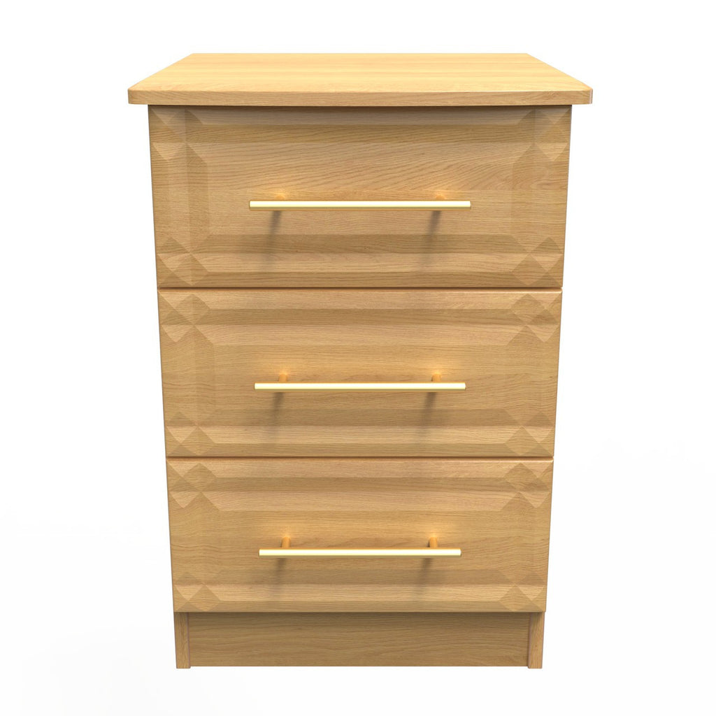 Faye Modern Oak Bedroom Set 1