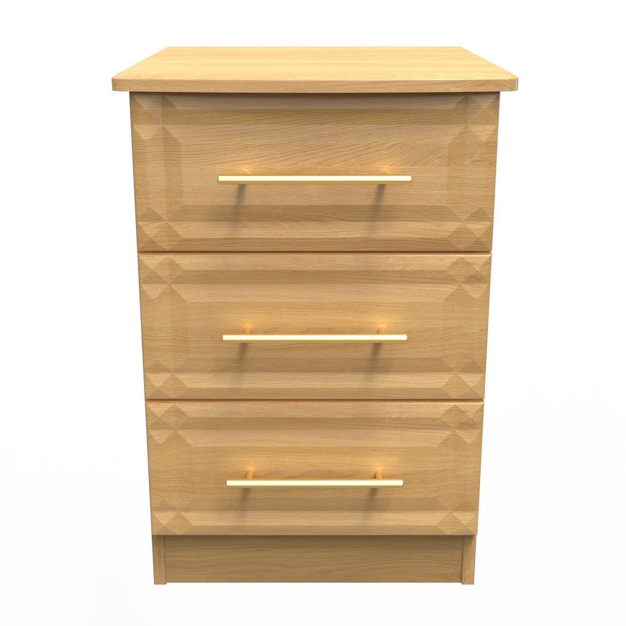 Faye Modern Oak Bedroom Set 1