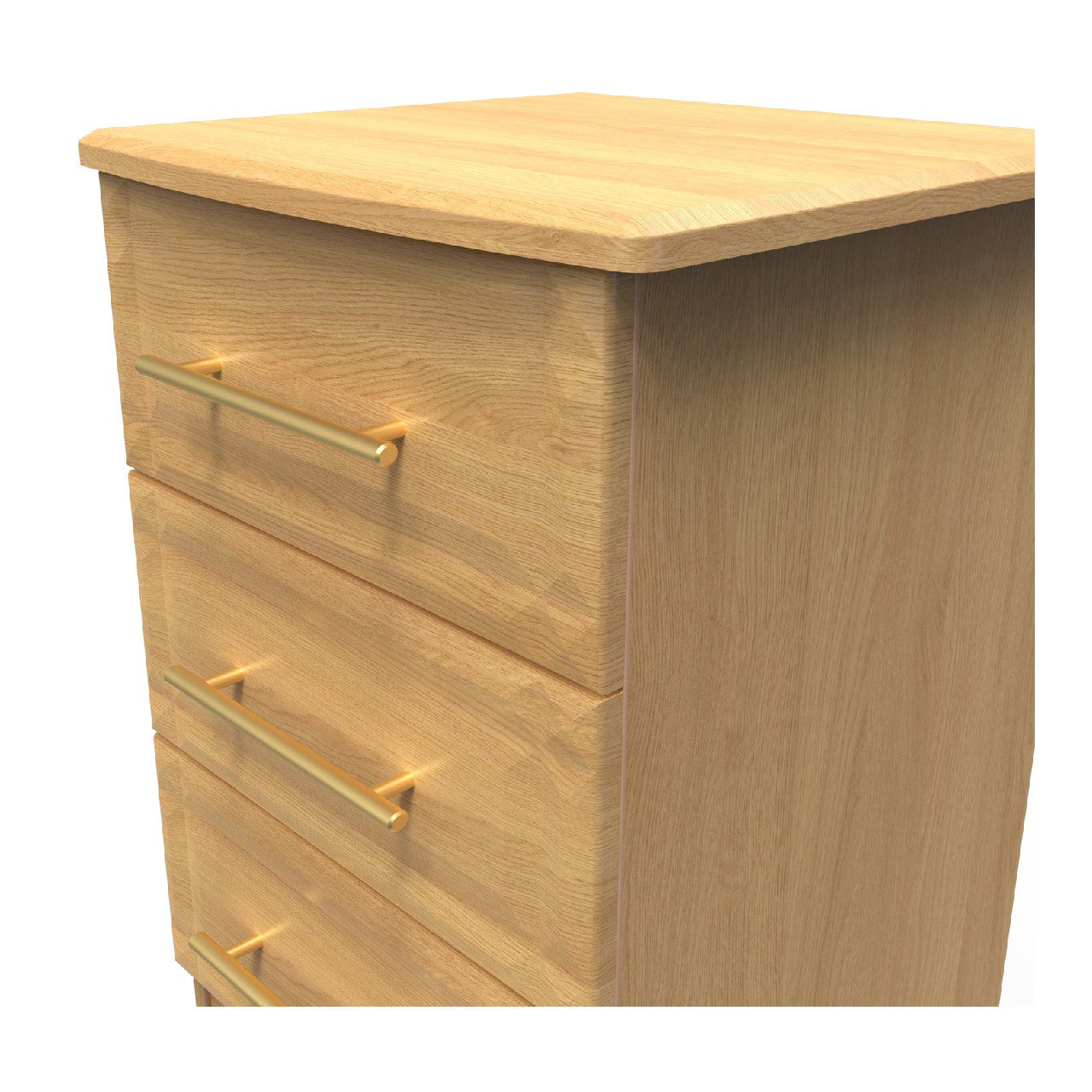 Faye Modern Oak Bedroom Set 1