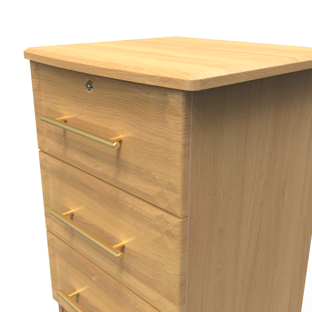 Faye Modern Oak Bedroom Set 7