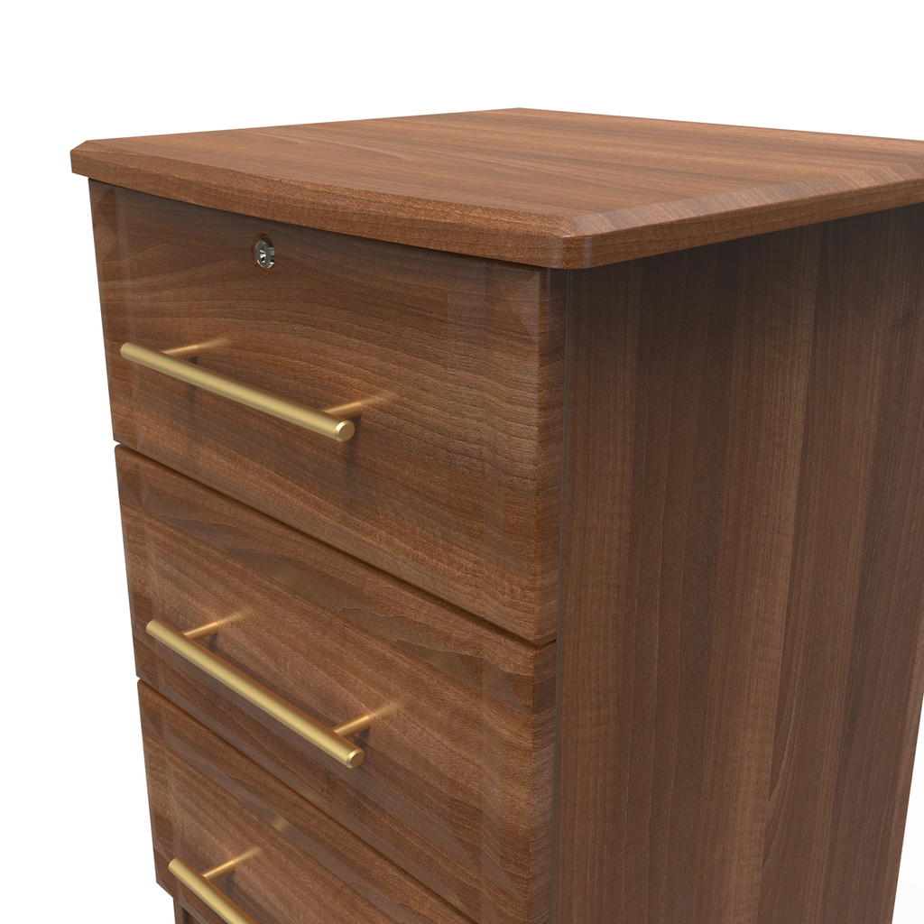 Faye Noche Walnut Bedroom Set 7