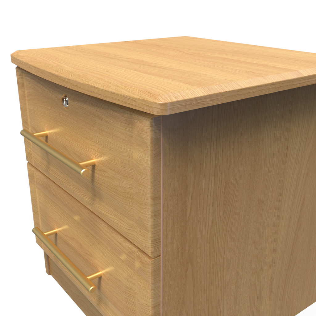 Faye Modern Oak Bedroom Set 6