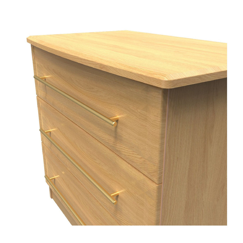 Faye Modern Oak Bedroom Set 2