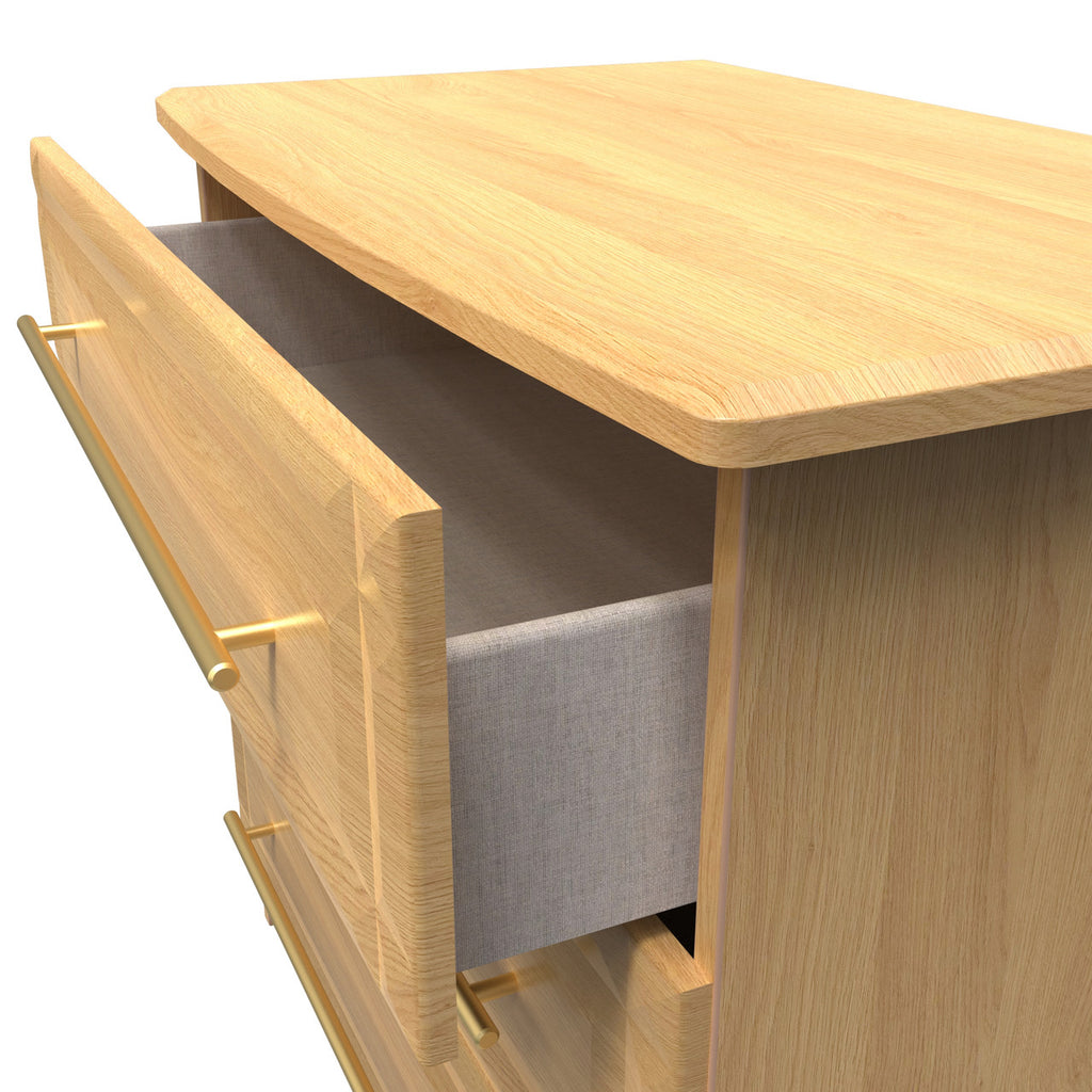 Faye Modern Oak Bedroom Set 8