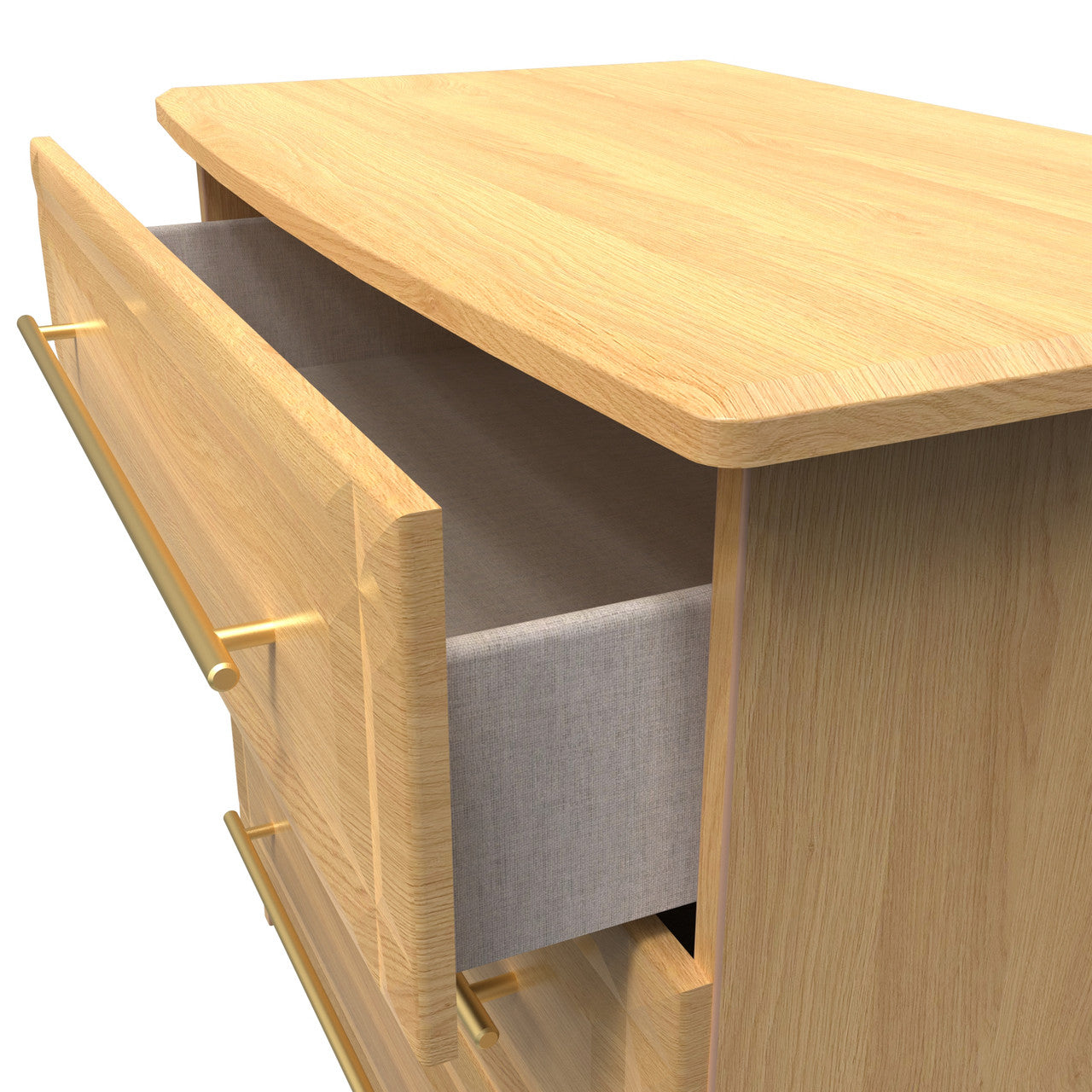Faye Modern Oak Bedroom Set 8