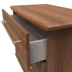 Faye Noche Walnut Bedroom Set 5