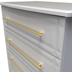 Faye Grey Ash Bedroom Set 6