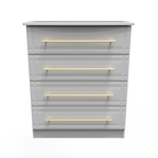 Faye Grey Matt Bedroom Set 6