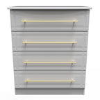 Faye Grey Matt Bedroom Set 1
