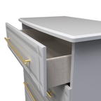 Faye Grey Matt Bedroom Set 6