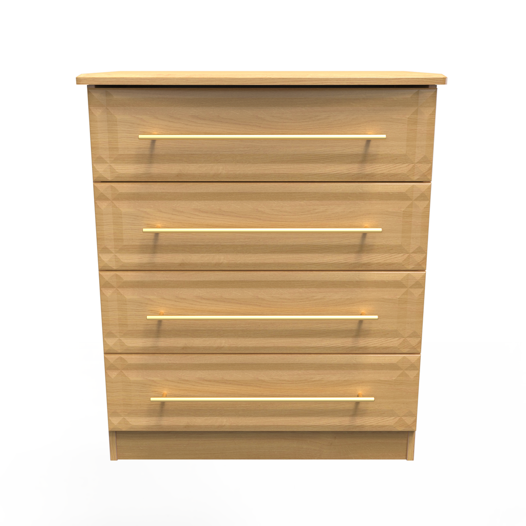 Faye Modern Oak Bedroom Set 6