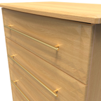 Faye Modern Oak Bedroom Set 6