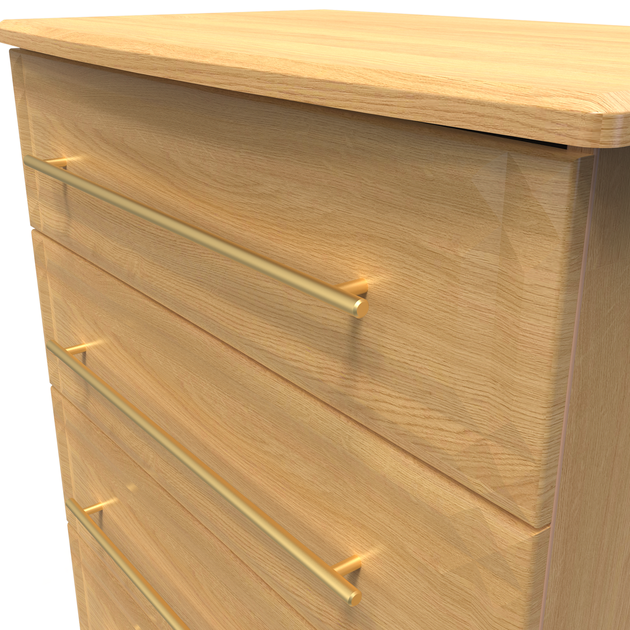 Faye Modern Oak Bedroom Set 6