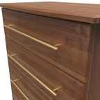 Faye Noche Walnut Bedroom Set 6