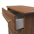 Faye Noche Walnut Bedroom Set 6