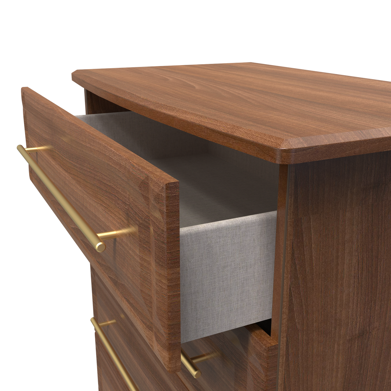 Faye Noche Walnut Bedroom Set 6