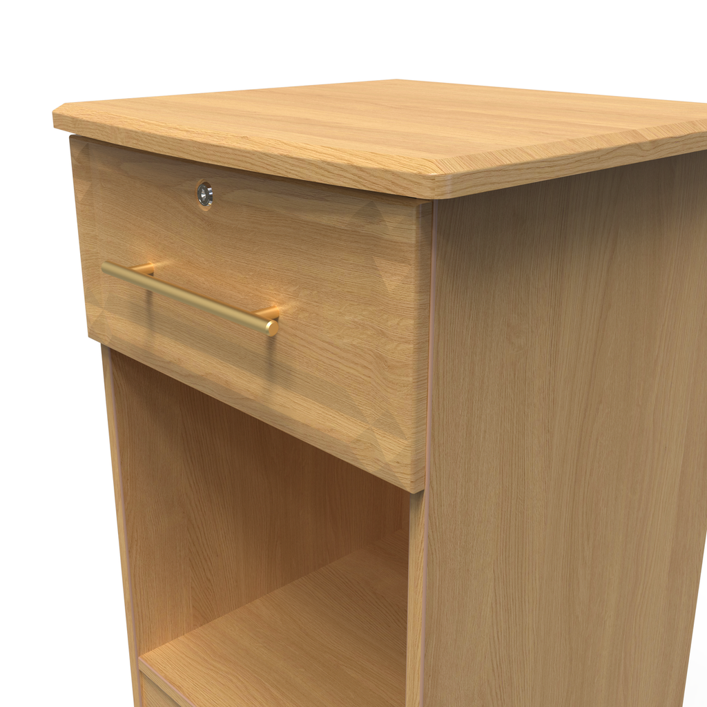 Faye Modern Oak Bedroom Set 5