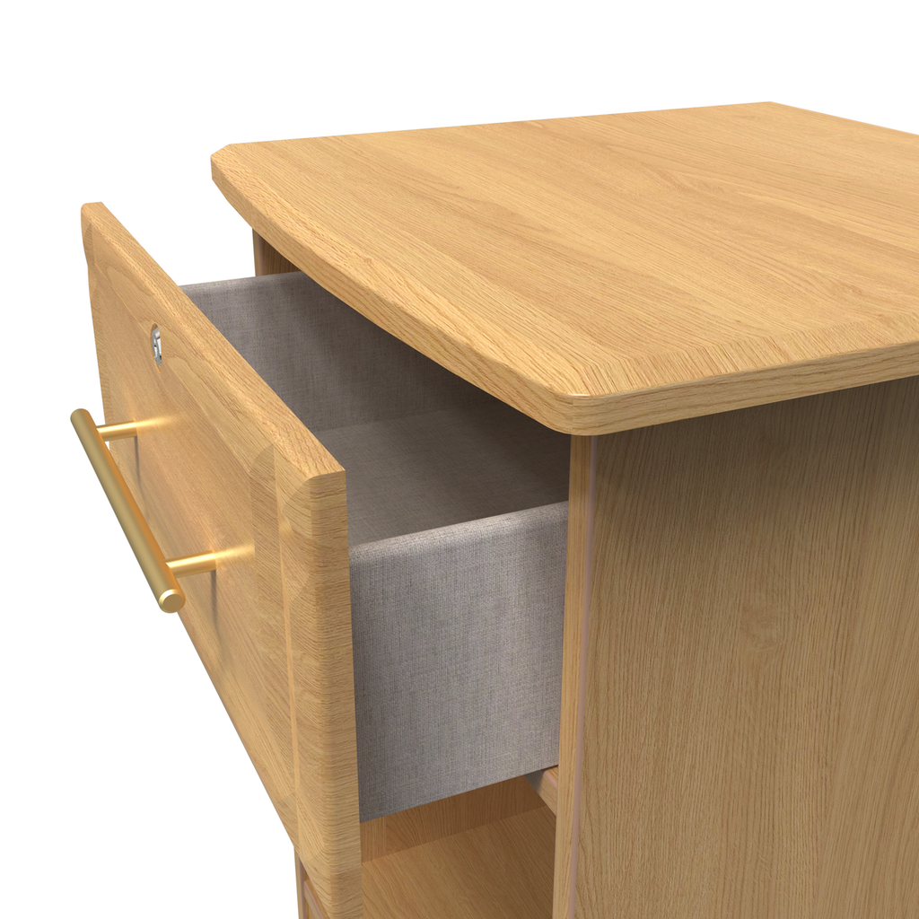 Faye Modern Oak Bedroom Set 5