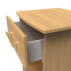 Faye Modern Oak Bedroom Set 5