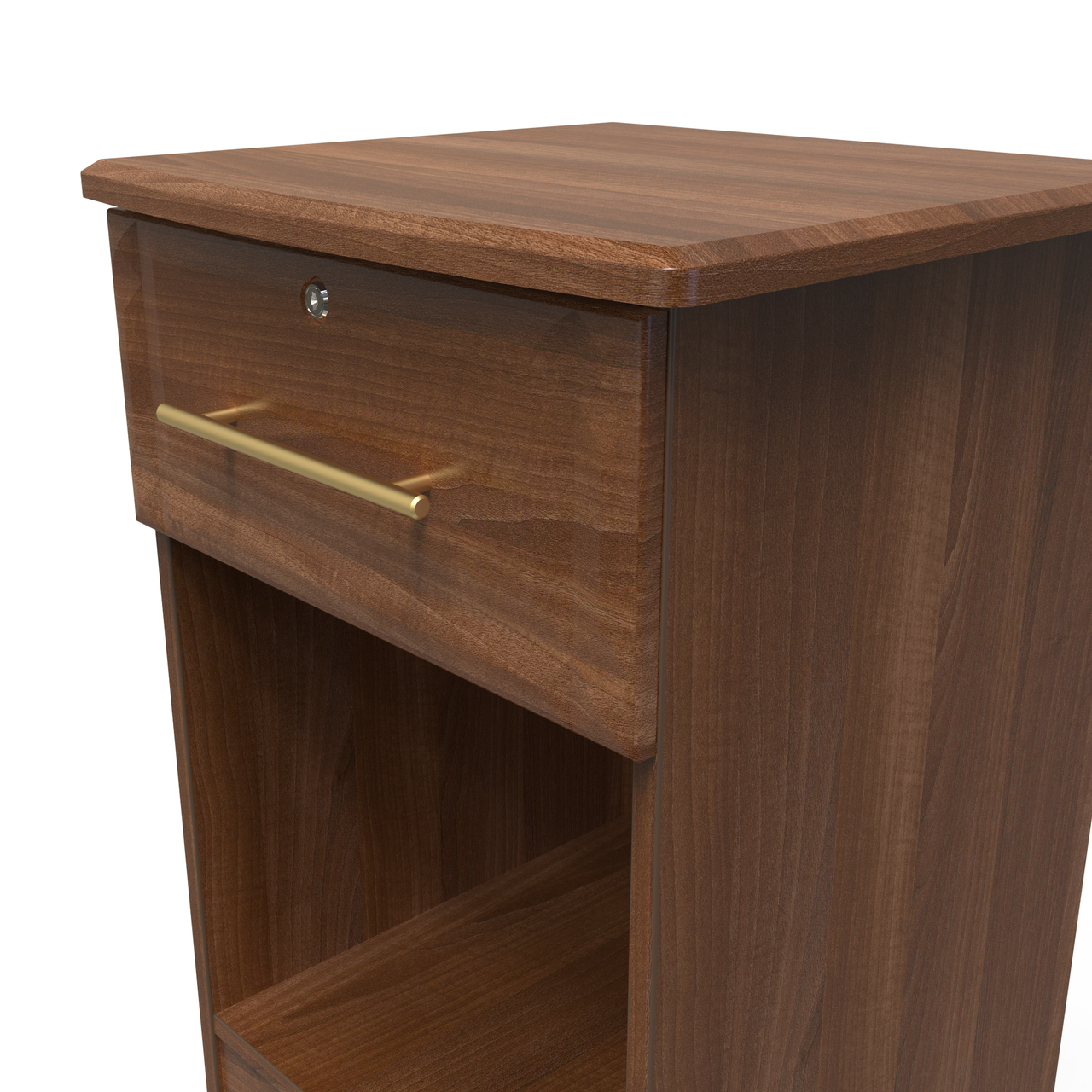 Faye Noche Walnut Bedroom Set 5