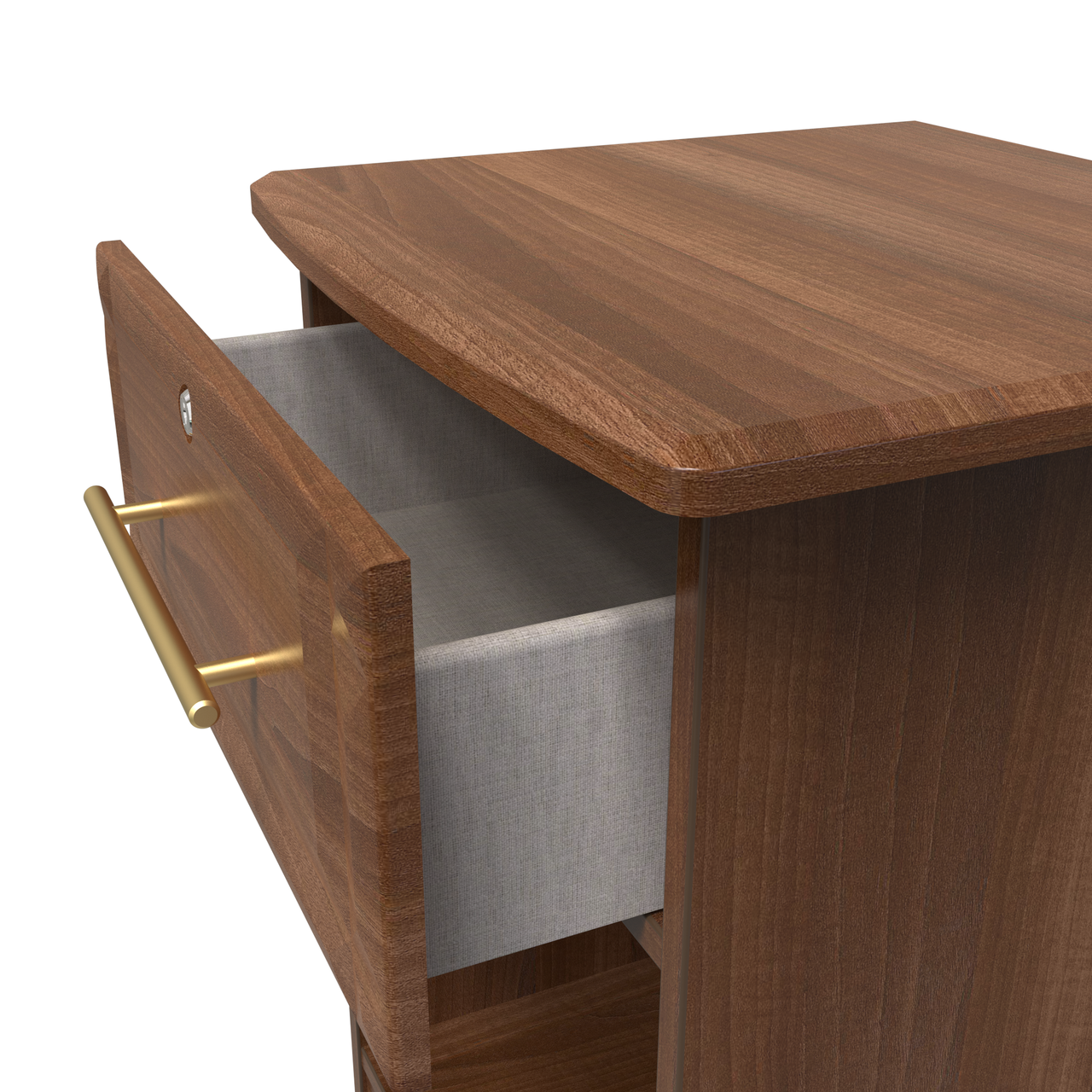 Faye Noche Walnut Bedroom Set 5