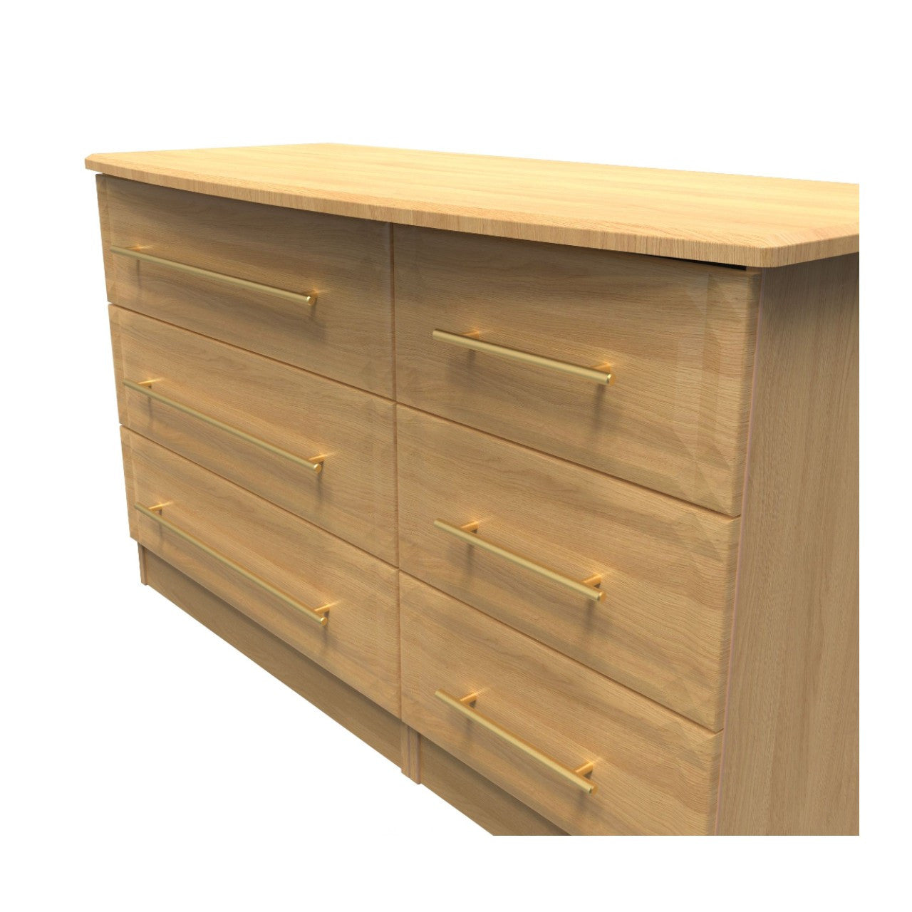 Faye Modern Oak Bedroom Set 3