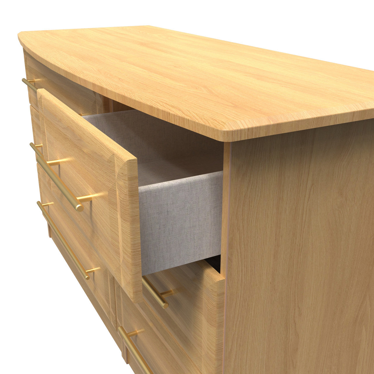 Faye Modern Oak Bedroom Set 7