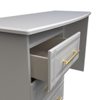 Faye Grey Matt Bedroom Set 5