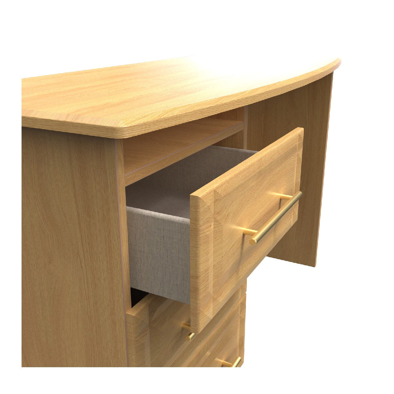 Faye Modern Oak Bedroom Set 4