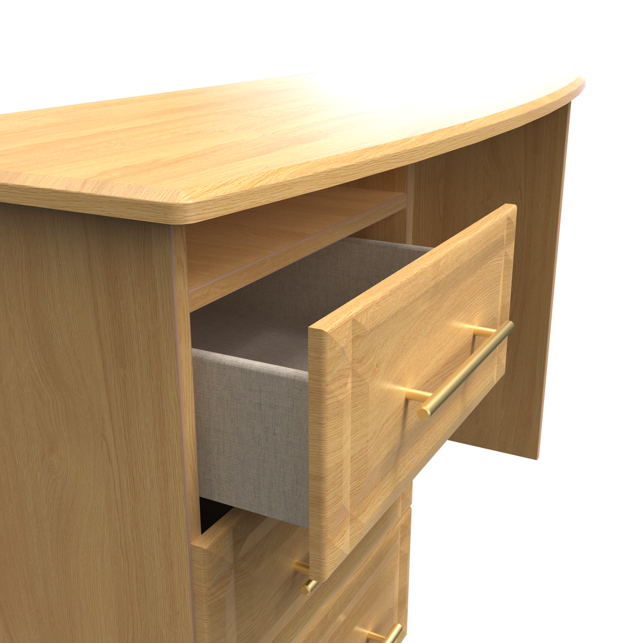 Faye Modern Oak Bedroom Set 7