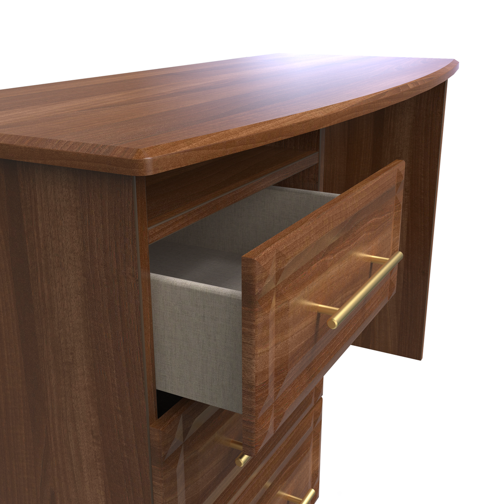 Faye Noche Walnut Bedroom Set 7
