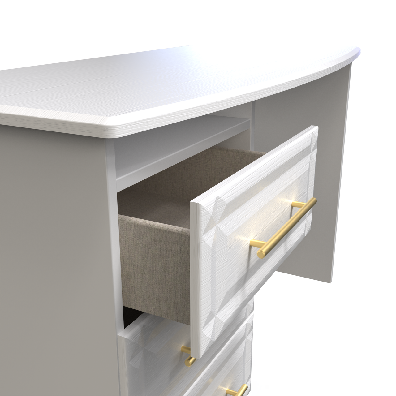 Faye White Ash Bedroom Set 4