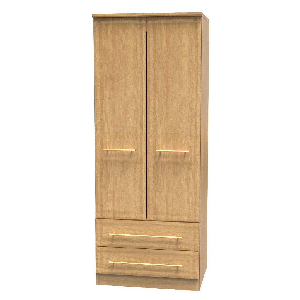 Faye Modern Oak Bedroom Set 2