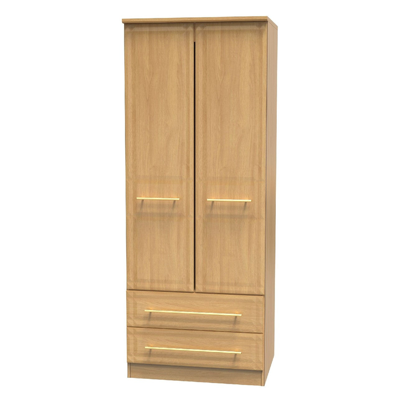 Faye Modern Oak Bedroom Set 2
